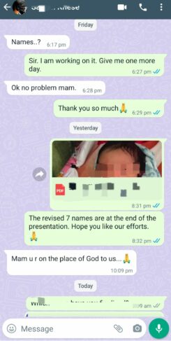 What Parents Say 7 - baby naming